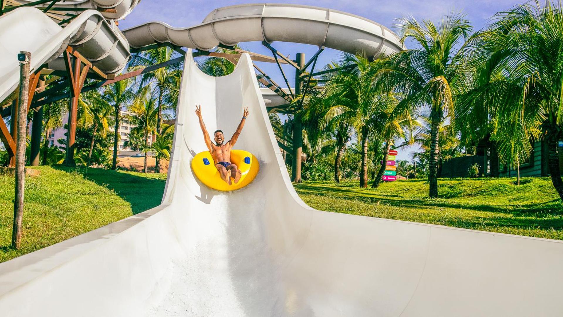 Celebration Resort Olimpia By Hot Beach Exteriör bild A water slide